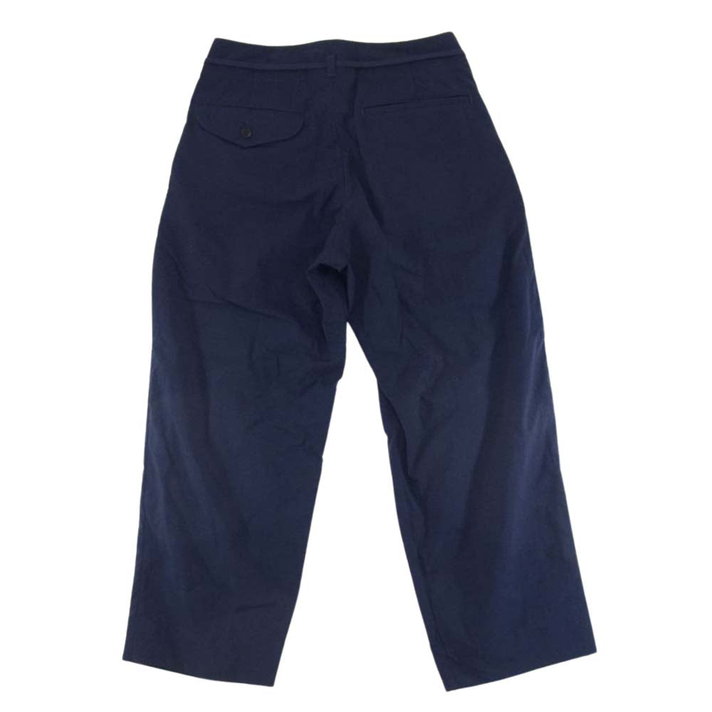 クオン 112PT060500 ONIBEGIE 2WAY Tuck Pants オニベジ タック パンツ S ネイビー系 S【新古品】【未使用】【中古】