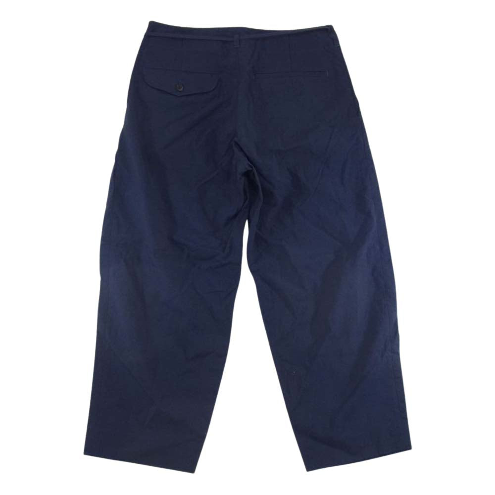 クオン 112PT060500 ONIBEGIE 2WAY Tuck Pants オニベジ タック パンツ M ネイビー系 M【新古品】【未使用】【中古】