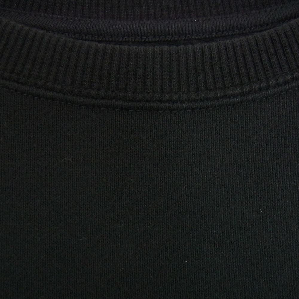 MINEDENIM マインデニム 21AW MND-21AWOP003-17-022 × OLD PARK オールドパーク Denim Shirt Crew neck デニムチェックシャツ切替 クルーネック スウェット ブラック系 RTP 2【新古品】【未使用】【中古】