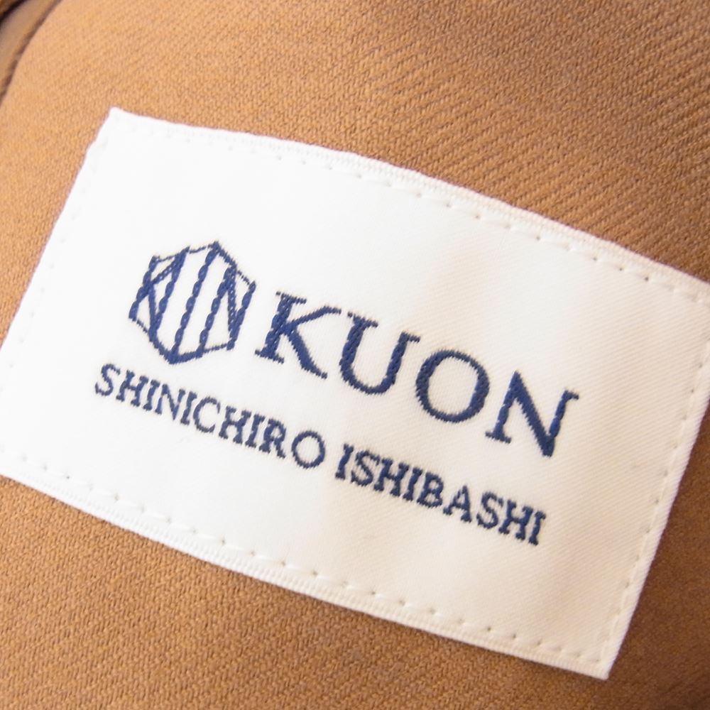 クオン 142C010132 KINTSUGI Tielocken Coat 金継ぎ グログラン タイロッケン コート ベージュ系 L【新古品】【未使用】【中古】