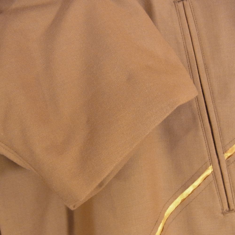 クオン 142C010132 KINTSUGI Tielocken Coat 金継ぎ グログラン タイロッケン コート ベージュ系 L【新古品】【未使用】【中古】