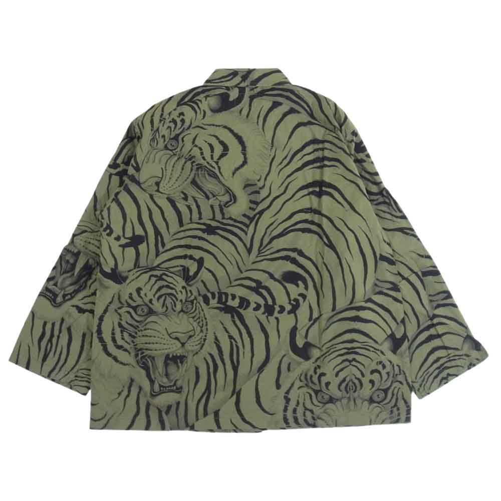 WACKO MARIA ワコマリア 22SS TIMLEHI-WM-ML30 TIM LEHI ARMY SHIRT ティムリーハイ リップストップ アーミーシャツ カーキ系 M【極上美品】【中古】