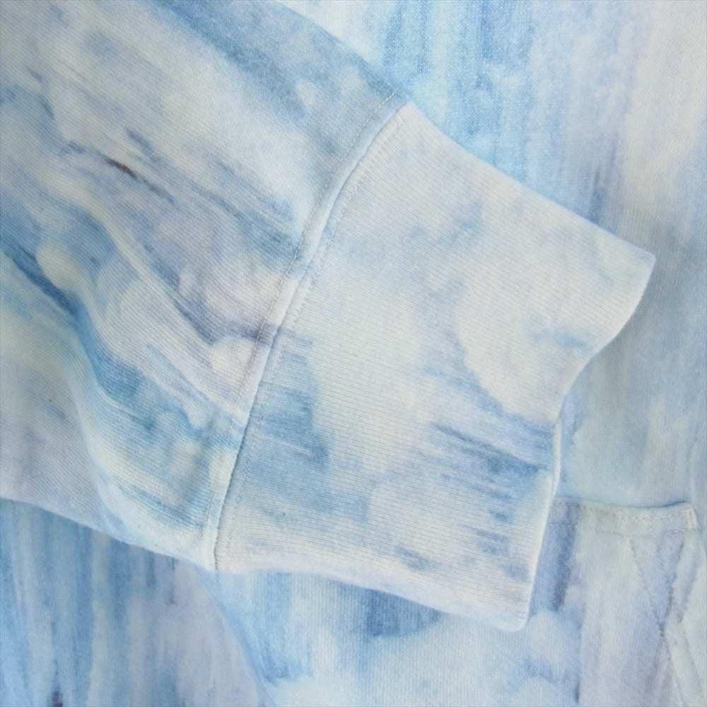 Supreme シュプリーム 21SS × THE NORTH FACE ノースフェイス NT121001 lce Climb Hooded sweatshirt アイス クライム パーカー ライトブルー系 M【美品】【中古】