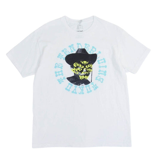 TENDERLOIN テンダーロイン 21SS TEE O.S ボルネオスカル カウボーイ 半袖 Tシャツ ホワイト系 L【中古】