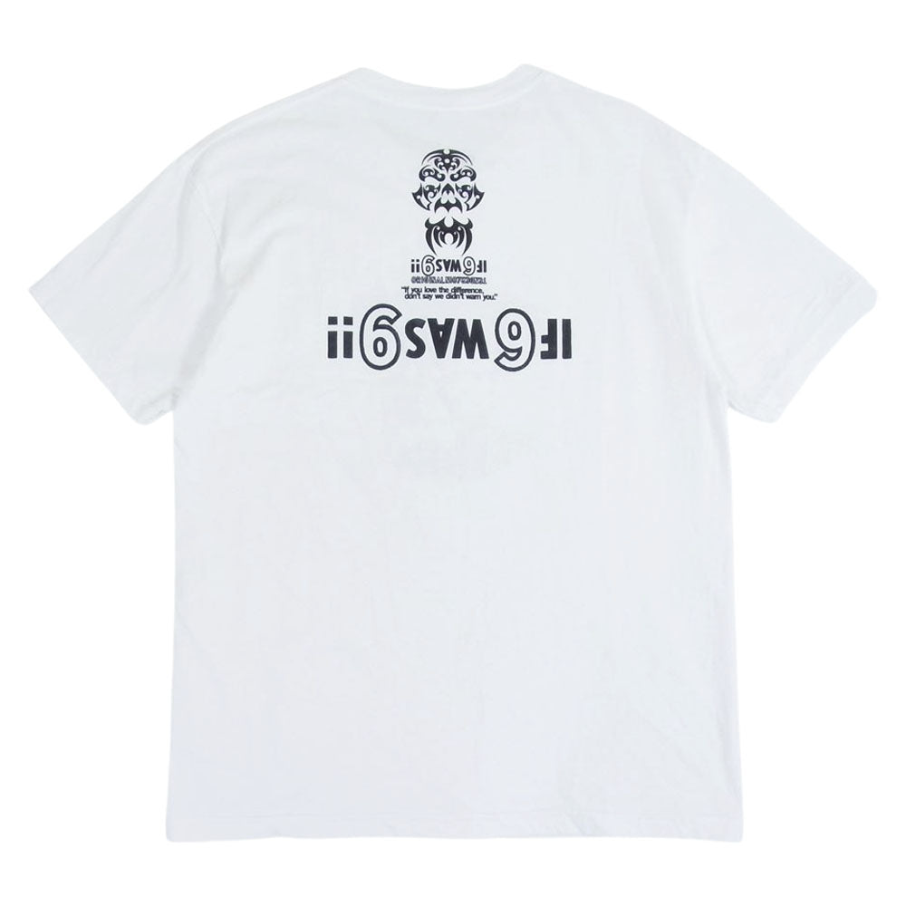 TENDERLOIN テンダーロイン 21SS TEE O.S ボルネオスカル カウボーイ 半袖 Tシャツ ホワイト系 L【中古】
