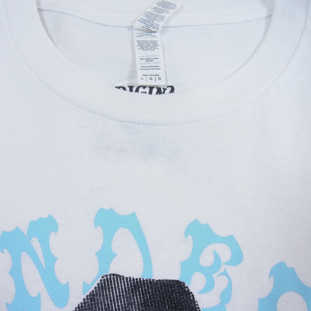 TENDERLOIN テンダーロイン 21SS TEE O.S ボルネオスカル カウボーイ 半袖 Tシャツ ホワイト系 L【中古】