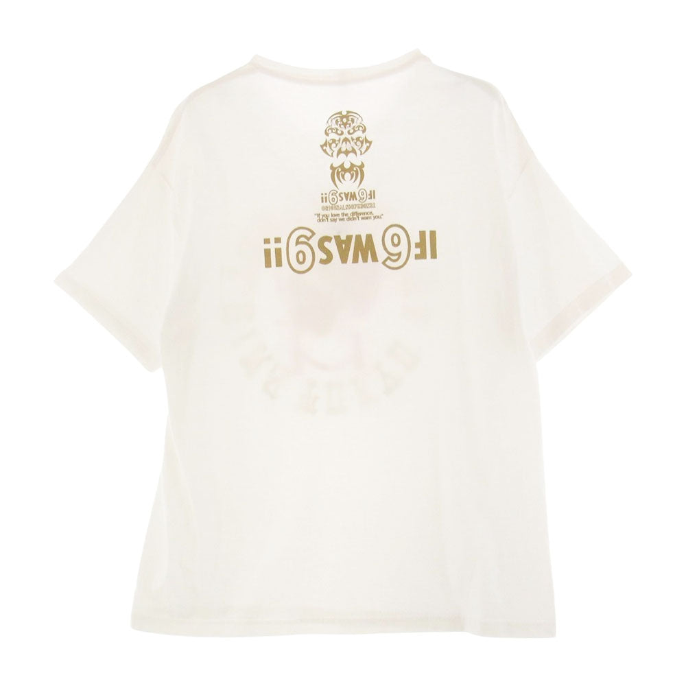 TENDERLOIN テンダーロイン 21SS TEE C.Z.Z.M ジグザグ ボルネオスカル 半袖 Tシャツ ホワイト系 XL【中古】