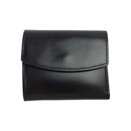 MAISON MARGIELA メゾンマルジェラ 21SS S55UA0296 WALLET トライフォールド コンパクト ウォレット 三つ折り財布 ブラック系【中古】