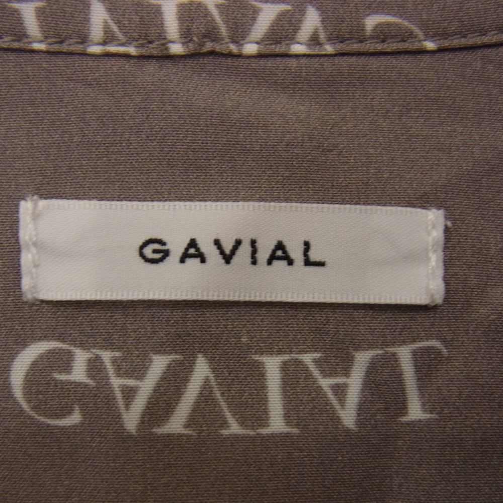 GAVIAL ガヴィル 22SS GVL-22SST-0514 L/S ALOHA Shirts MK-Ⅱ マーク2 レーヨン100％ 長袖 アロハ シャツ グレー系 M【中古】