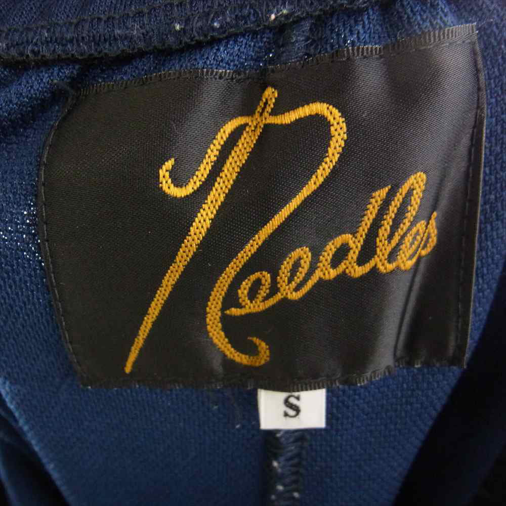 Needles ニードルス Track Pant トラックパンツ サイドライン イージー パンツ ジャージ  ネイビー系 S【中古】