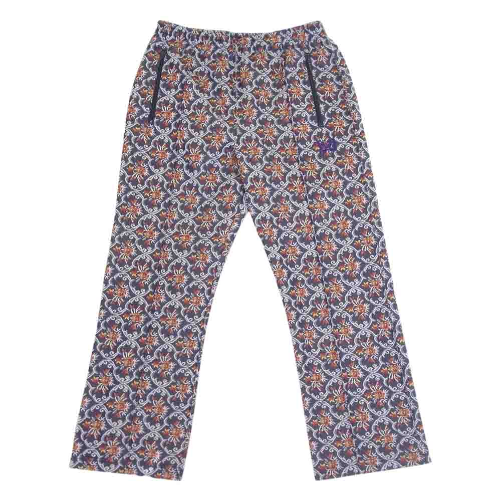 Needles ニードルス GL227 Track Pant Poly Jacquard トラックパンツ 総柄 ポリジャガード イージー パンツ ジャージ  チャコール系 S【中古】