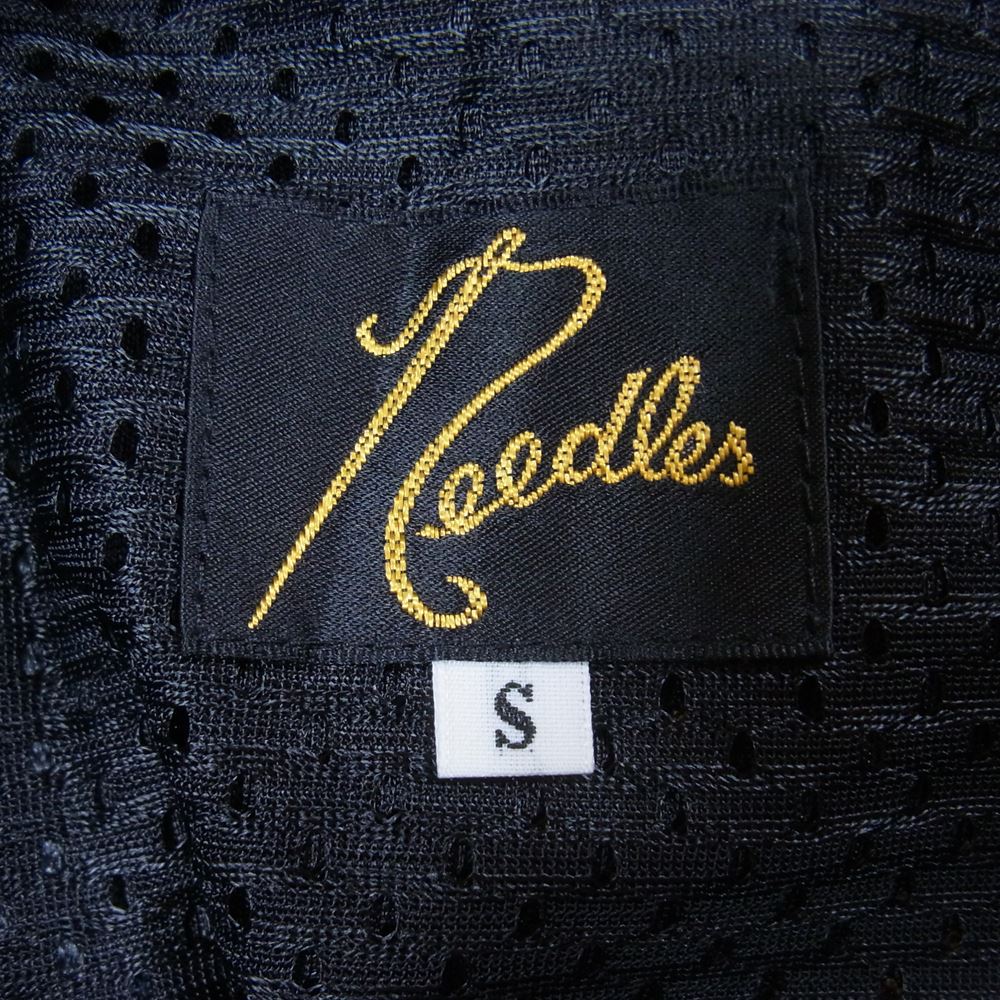 Needles ニードルス GL227 Track Pant Poly Jacquard トラックパンツ 総柄 ポリジャガード イージー パンツ ジャージ  チャコール系 S【中古】