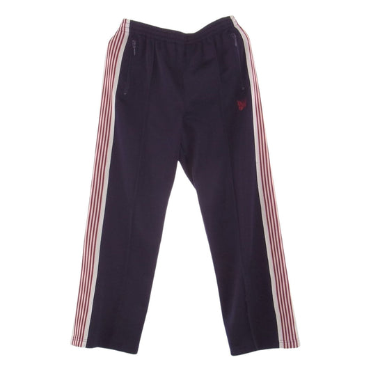 Needles ニードルス 19SS EJ198 Track Pant Poly Smooth トラックパンツ サイドライン ポリスムース イージー パンツ ジャージ  パープル系 S【中古】