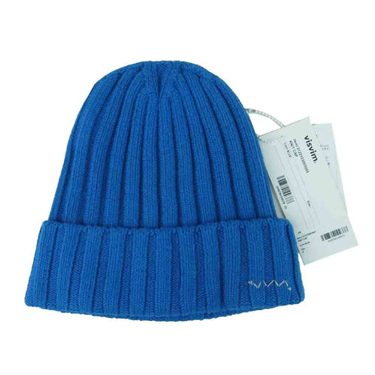 VISVIM ビズビム 0122103003005 KNIT CAP ニット キャップ 帽子 コットン 日本製 ブルー系 FREE【極上美品】【中古】