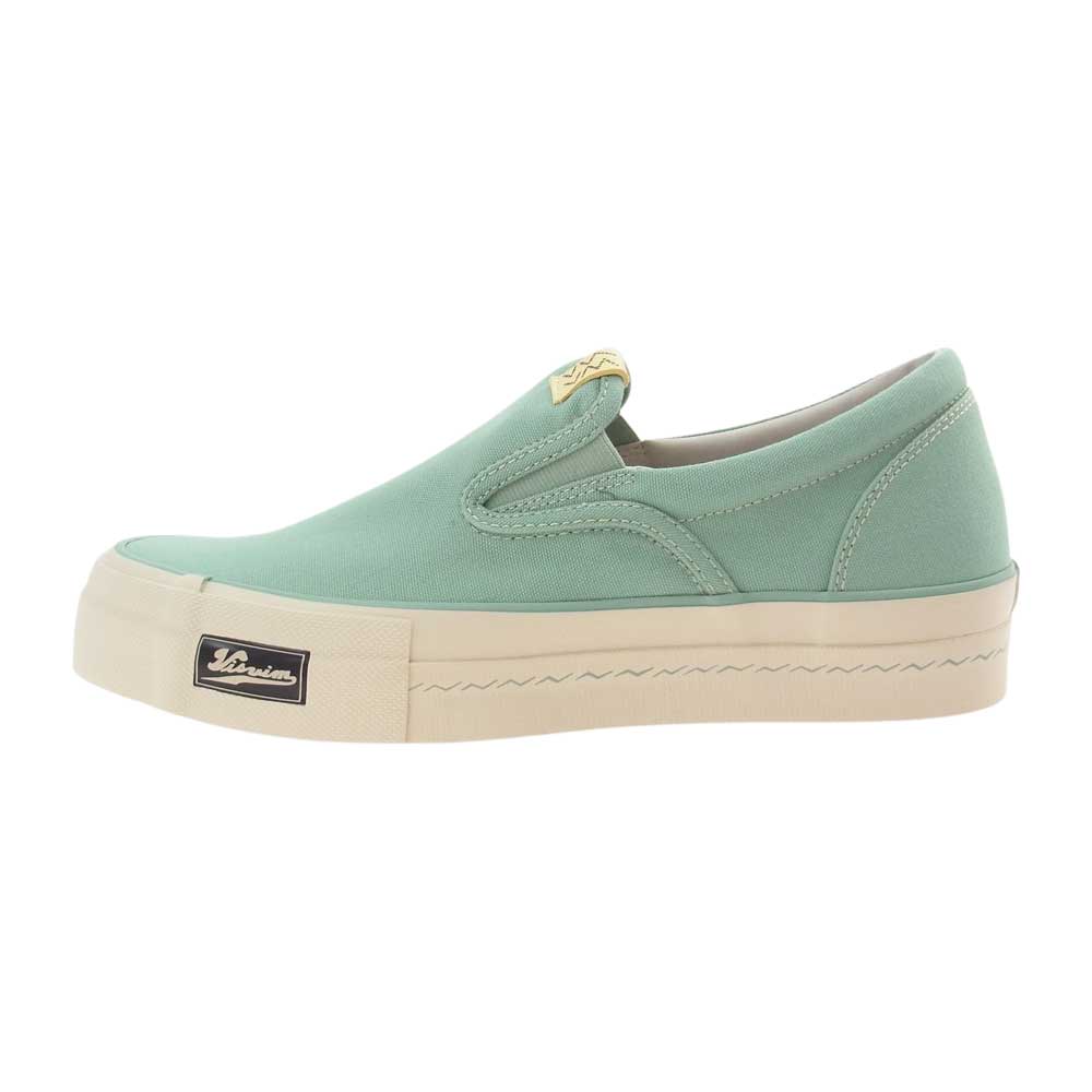 VISVIM ビズビム ZAHRA PATTEN スリッポン スニーカー  ライトグリーン系 10【極上美品】【中古】