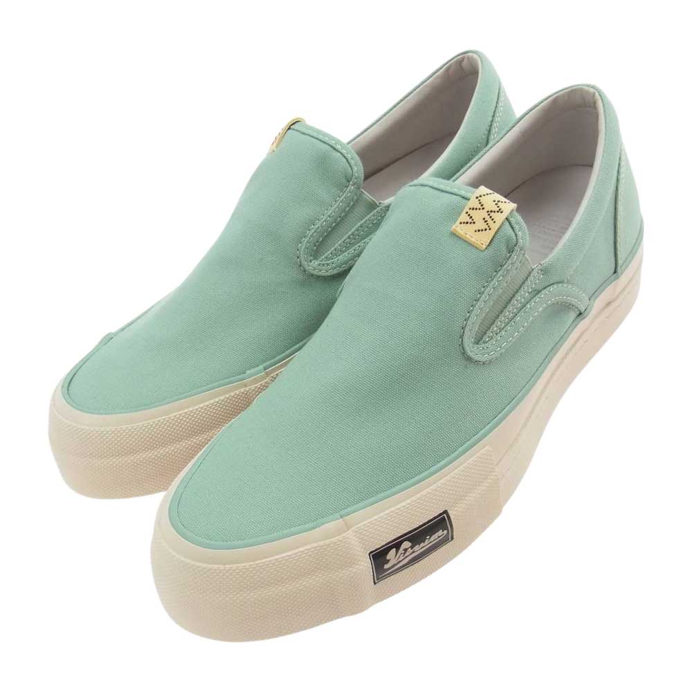 VISVIM ビズビム ZAHRA PATTEN スリッポン スニーカー  ライトグリーン系 10【極上美品】【中古】