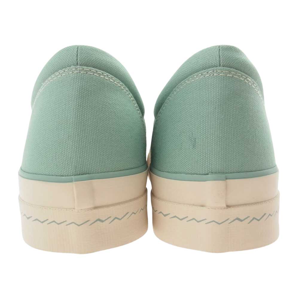 VISVIM ビズビム ZAHRA PATTEN スリッポン スニーカー  ライトグリーン系 10【極上美品】【中古】
