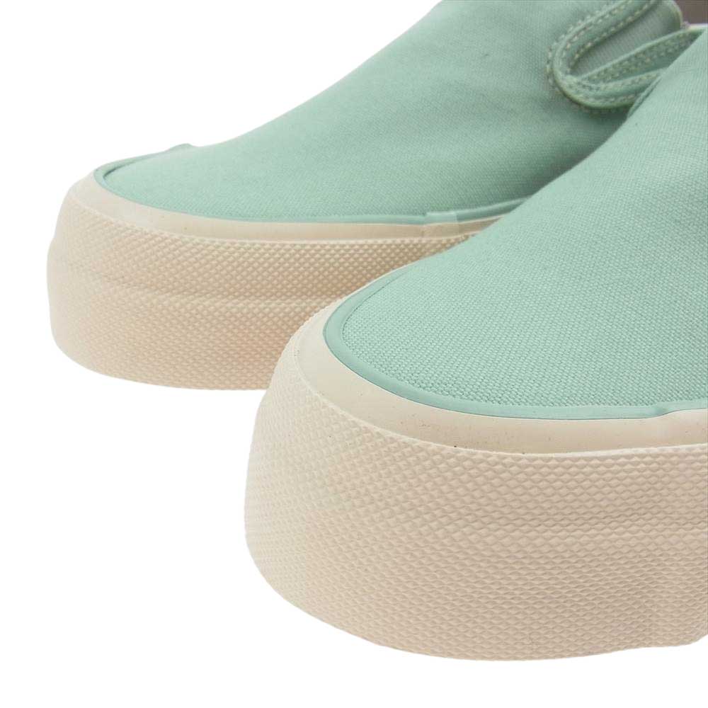 VISVIM ビズビム ZAHRA PATTEN スリッポン スニーカー  ライトグリーン系 10【極上美品】【中古】