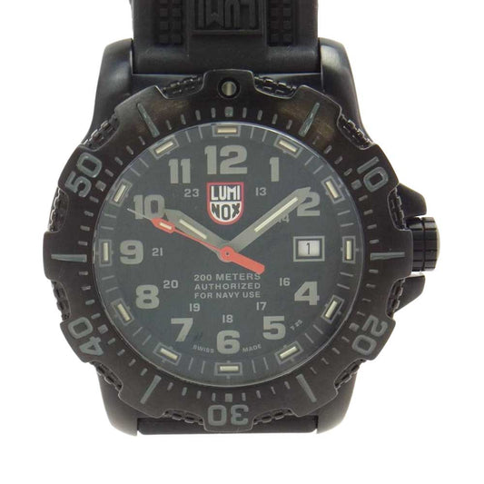 LUMINOX ルミノックス AUTHORIZED FOR NAVY USE ANU 4200 SERIES ダイバーズ ウォッチ 腕時計 クォーツ ブラック系【中古】