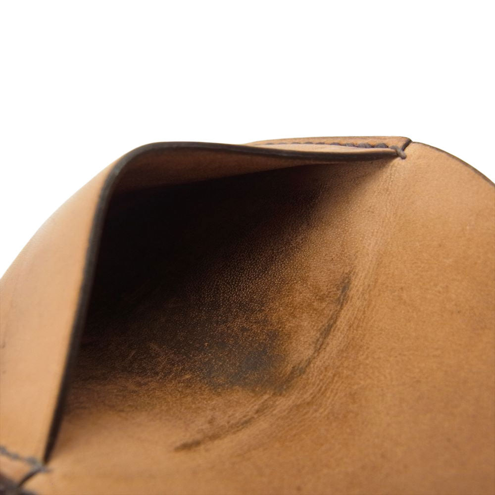 CORDOVAN コードバン  馬蹄型 小銭入れ コインケース ダークブラウン系【中古】