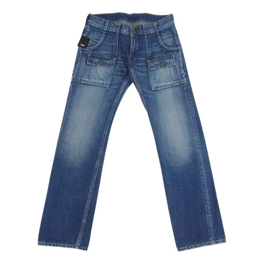 TMT ティーエムティー デニム ブッシュ パンツ インディゴブルー系 30【美品】【中古】