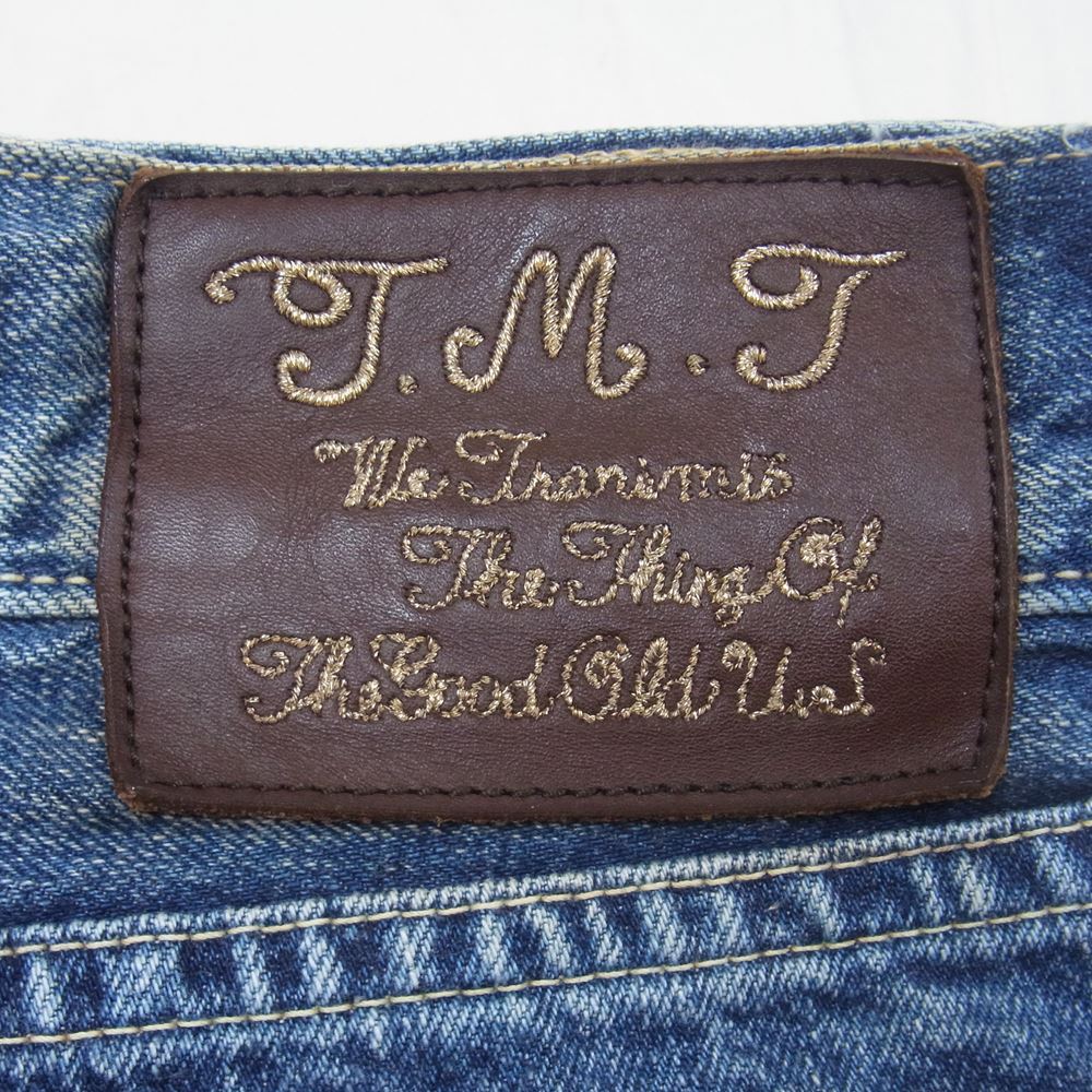 TMT ティーエムティー デニム ブッシュ パンツ インディゴブルー系 30【美品】【中古】