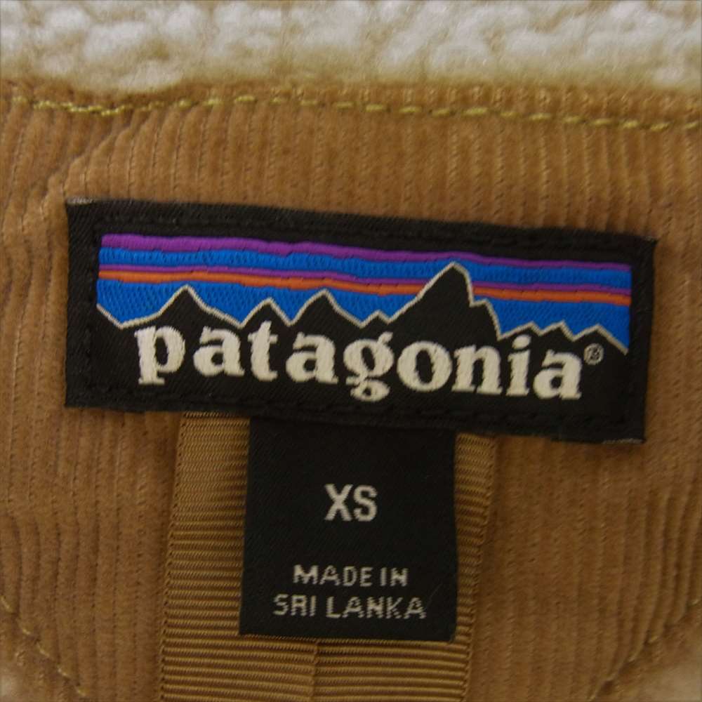 patagonia パタゴニア 26520 Pile Lined Trucker Jacket コーデュロイ トラッカー ジャケット ベージュ系 XS【極上美品】【中古】