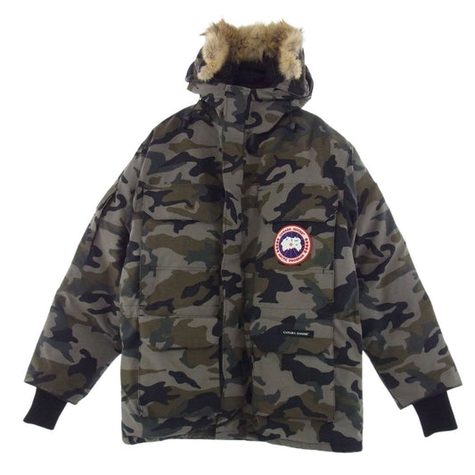 CANADA GOOSE カナダグース 4660MAP  国内正規品 サザビーリーグ Expedition Parka Heritage Fusion Fit Print エクスペディション パーカー ダウン ジャケット 迷彩 カーキ系 マルチカラー系 XS【中古】