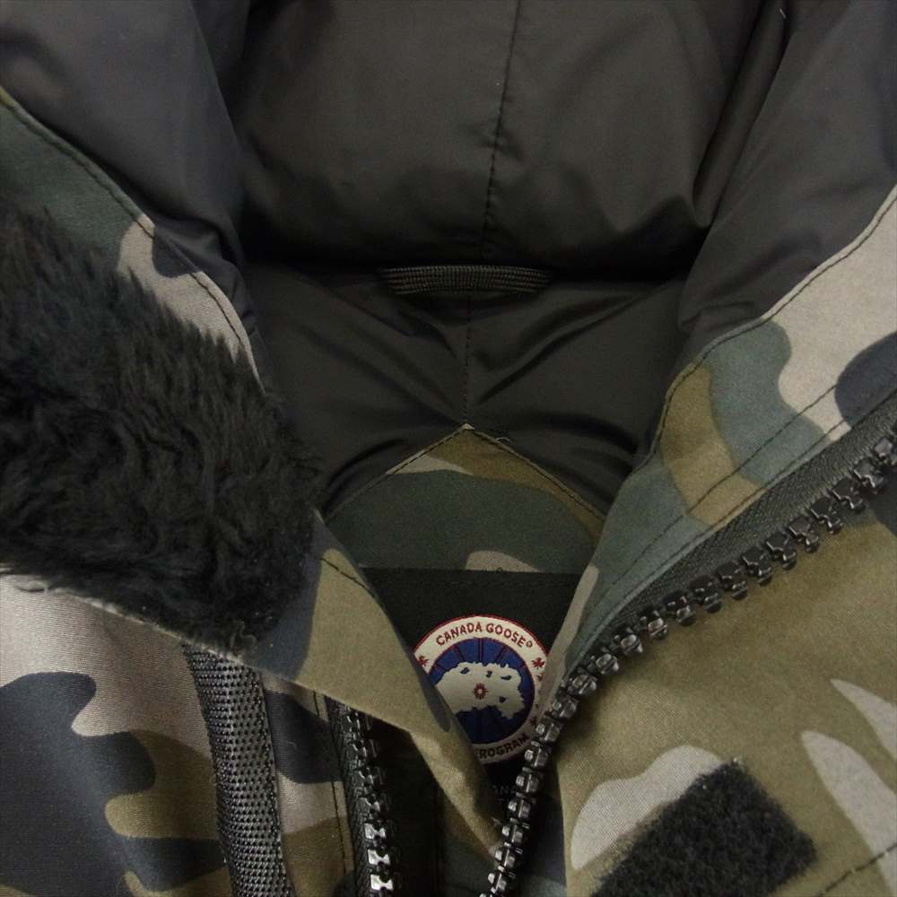 CANADA GOOSE カナダグース 4660MAP  国内正規品 サザビーリーグ Expedition Parka Heritage Fusion Fit Print エクスペディション パーカー ダウン ジャケット 迷彩 カーキ系 マルチカラー系 XS【中古】