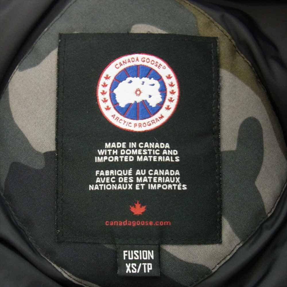 CANADA GOOSE カナダグース 4660MAP  国内正規品 サザビーリーグ Expedition Parka Heritage Fusion Fit Print エクスペディション パーカー ダウン ジャケット 迷彩 カーキ系 マルチカラー系 XS【中古】