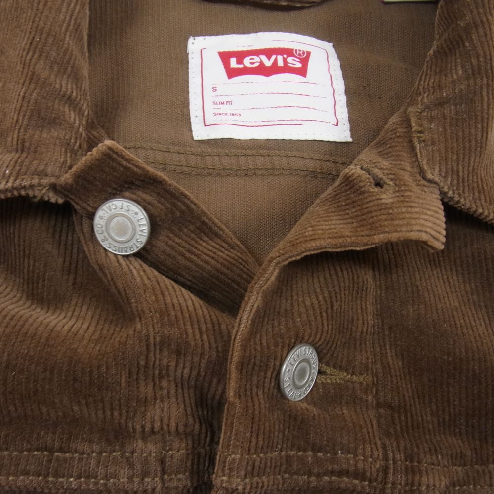 Levi's リーバイス PCL16T コーデュロイ トラッカー ジャケット ブラウン系 S【中古】