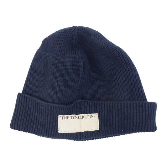 TENDERLOIN テンダーロイン T-BEANIE ビーニー ニットキャップ ニット帽 ネイビー系【中古】