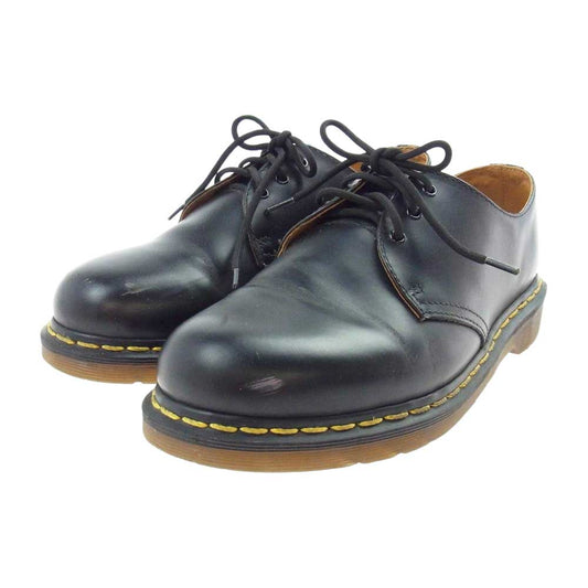 Dr.Martens ドクターマーチン 3EYE SHOE 3ホール レザー シューズ ブラック系 US10【中古】
