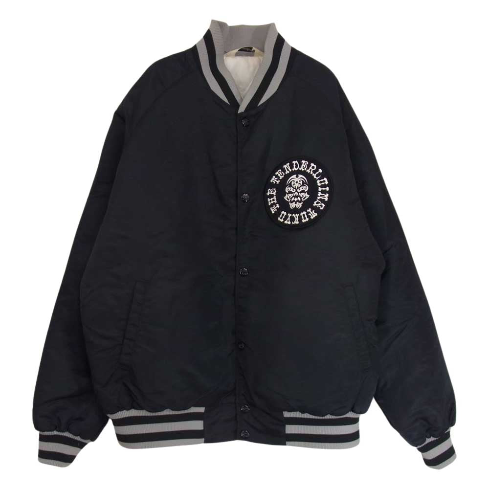 TENDERLOIN テンダーロイン T-NYLON RIB JKT ボルネオスカル ナイロン リブ スタジャン ブラック系 S【中古】