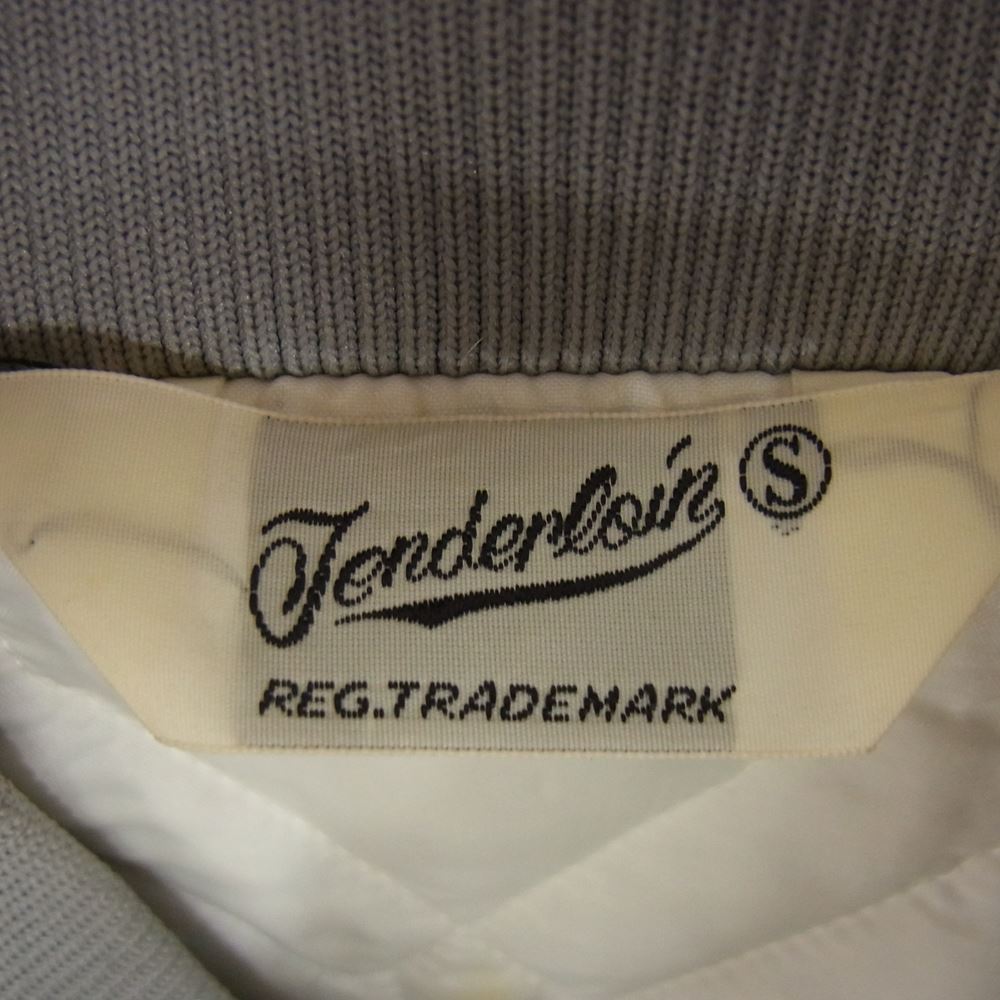 TENDERLOIN テンダーロイン T-NYLON RIB JKT ボルネオスカル ナイロン リブ スタジャン ブラック系 S【中古】
