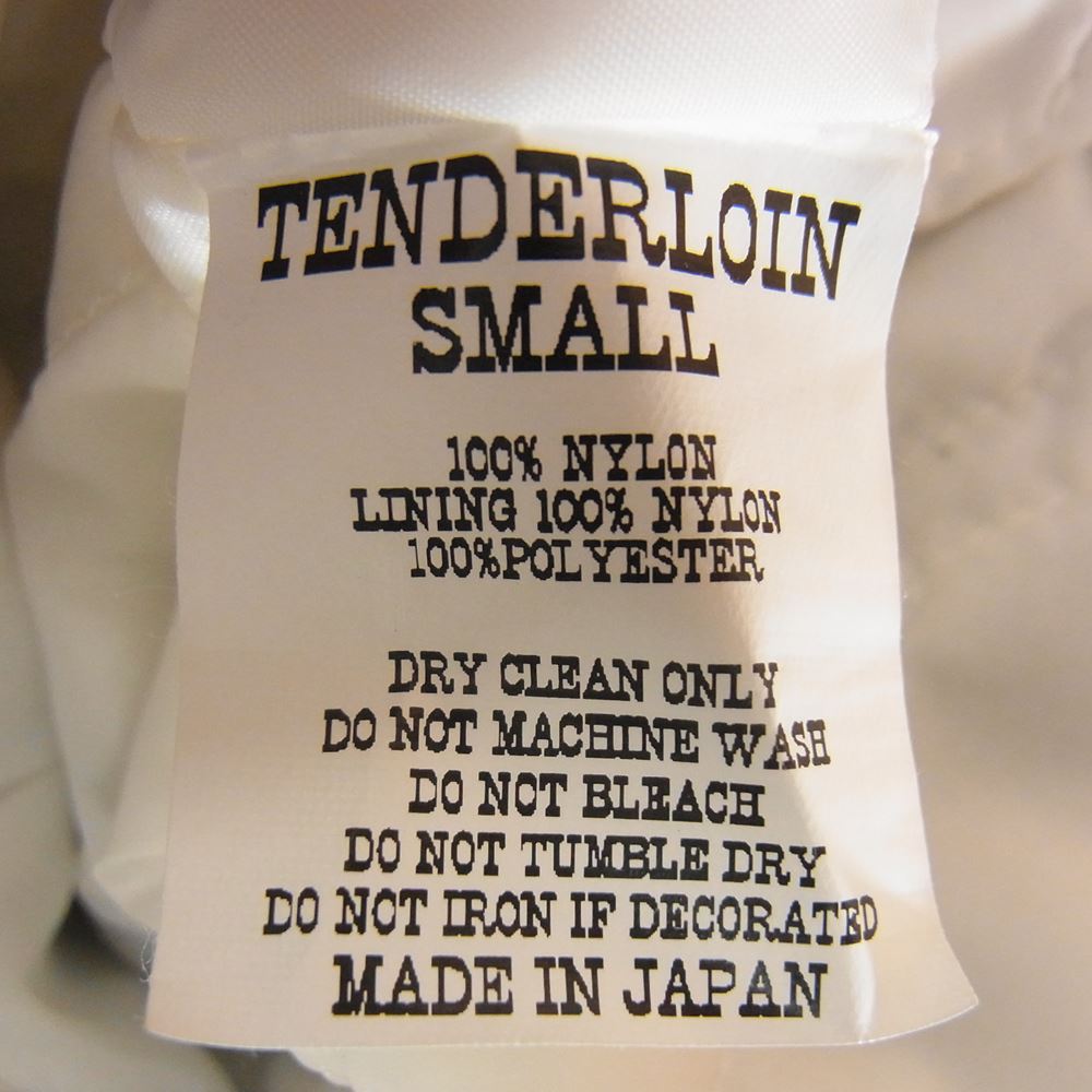 TENDERLOIN テンダーロイン T-NYLON RIB JKT ボルネオスカル ナイロン リブ スタジャン ブラック系 S【中古】