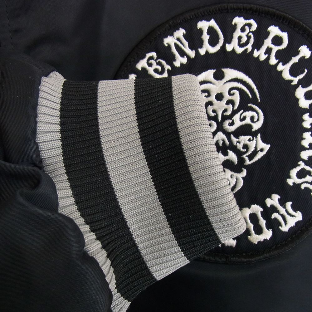 TENDERLOIN テンダーロイン T-NYLON RIB JKT ボルネオスカル ナイロン リブ スタジャン ブラック系 S【中古】