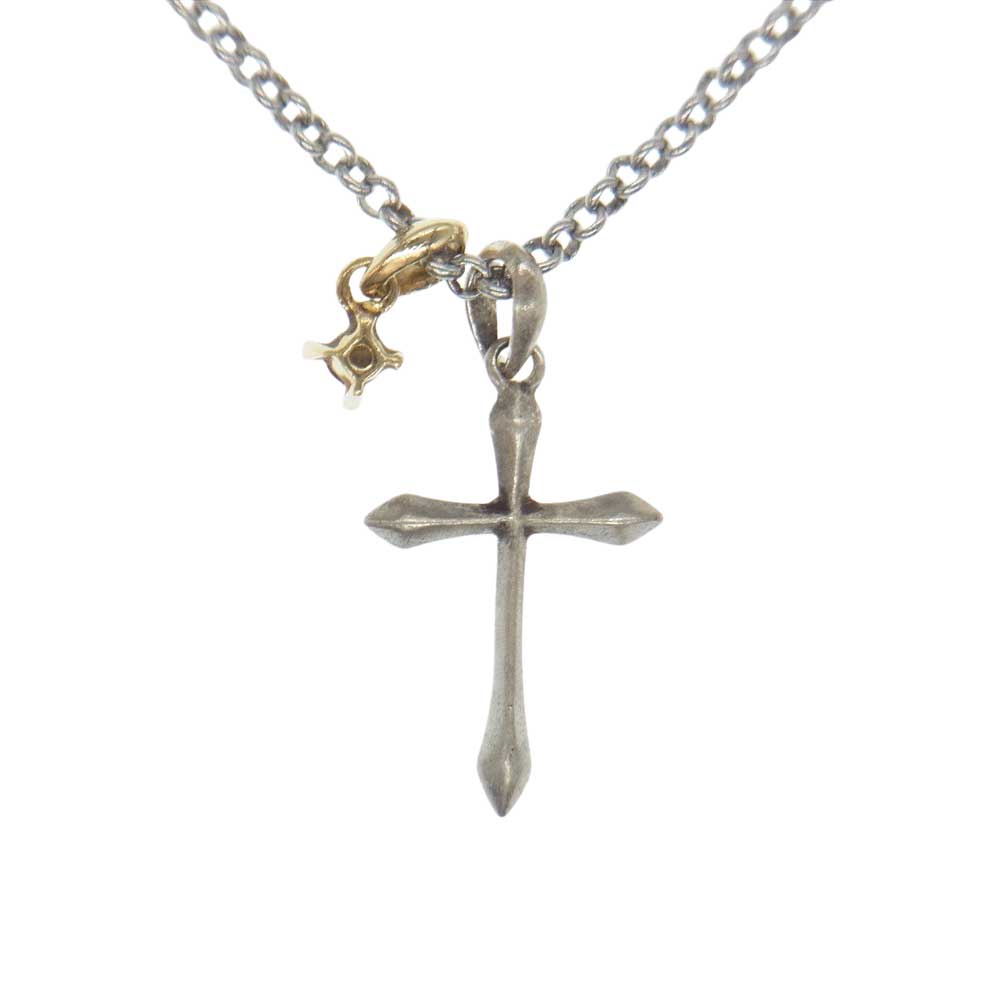 エテ プラス クロス ネックレス クロス シルバー ネックレス シルバー系【中古】
