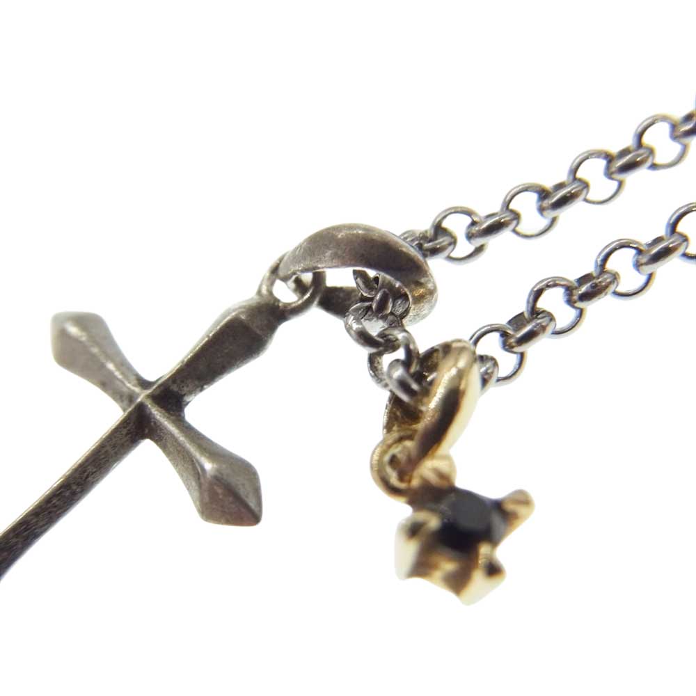 エテ プラス クロス ネックレス クロス シルバー ネックレス シルバー系【中古】