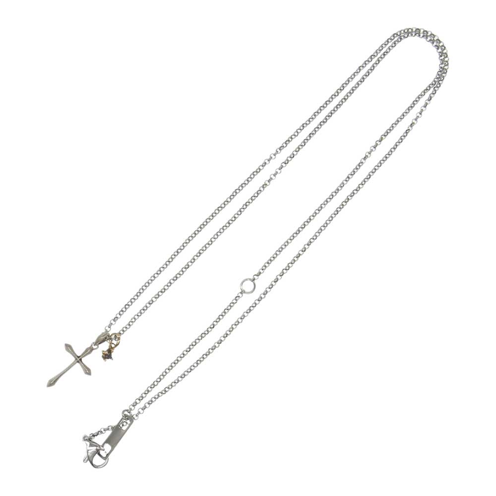 エテ プラス クロス ネックレス クロス シルバー ネックレス シルバー系【中古】