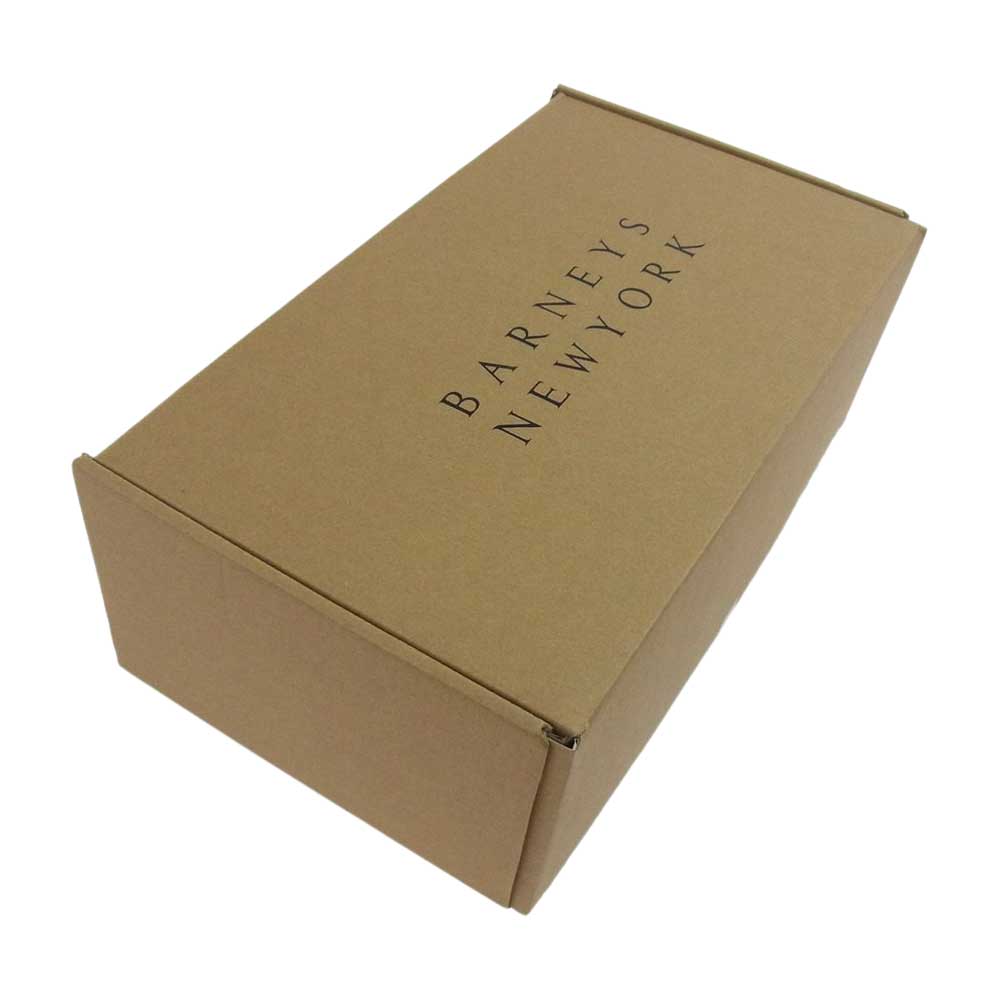 バーニーズ ニューヨーク ダブルモンクストラップ スニーカー ネイビー系 39【中古】