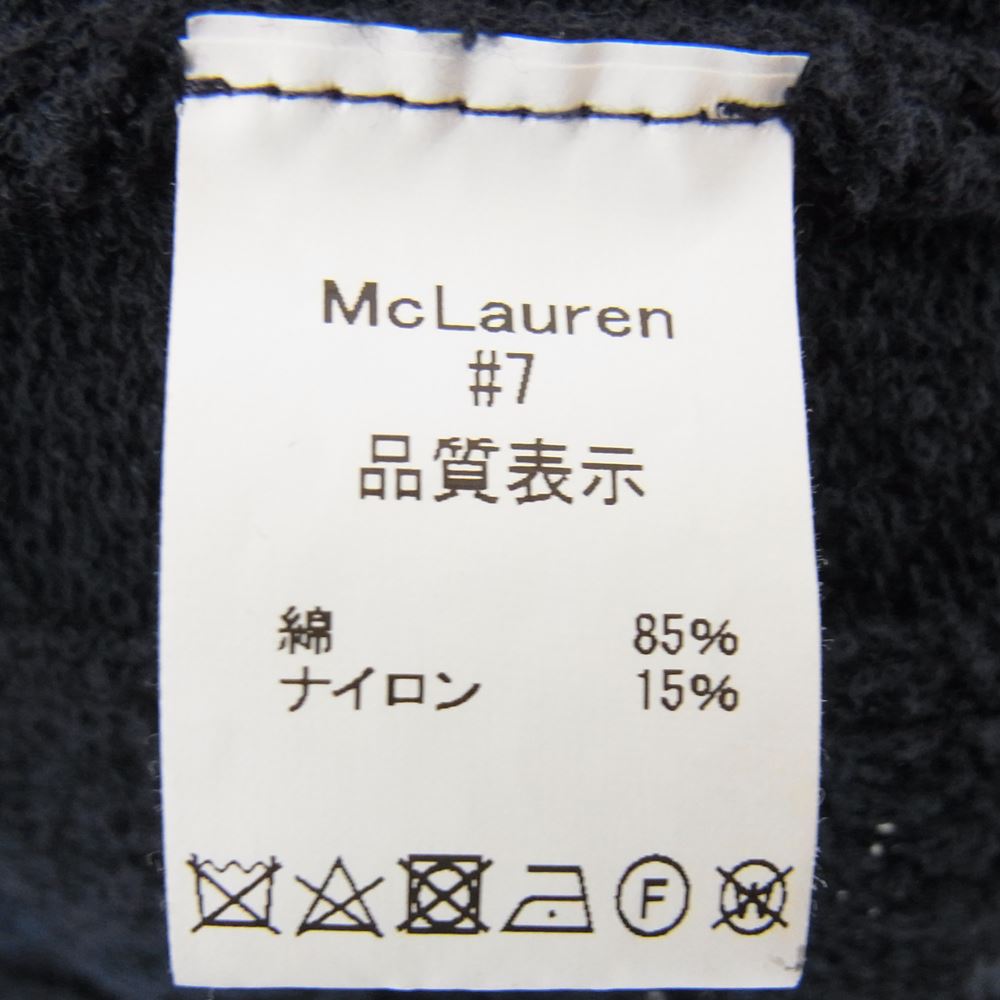 マックローレン × BEAMS ビームス チルデン Vネック ニット セーター ネイビー系 ＃7【中古】