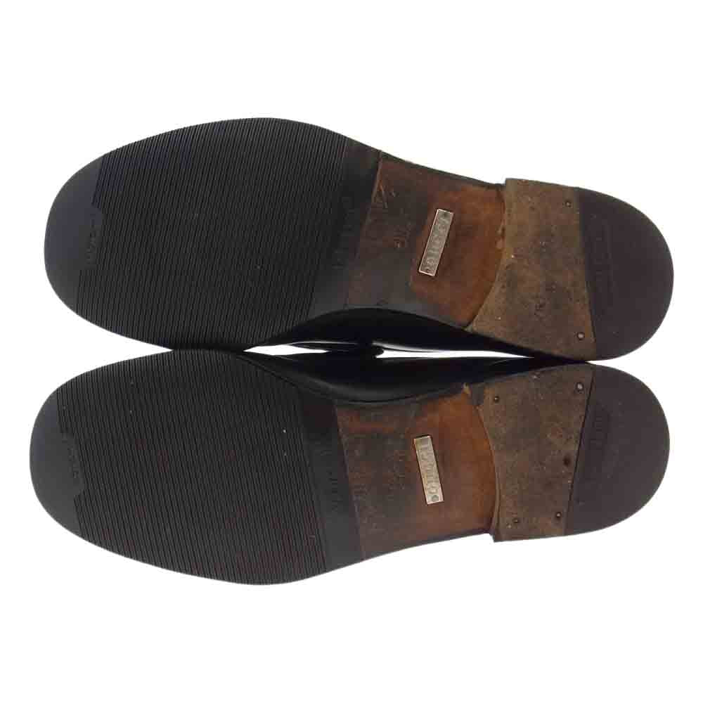 GUCCI グッチ ホースビット レザー ローファー  ブラック系 39 1/2【中古】