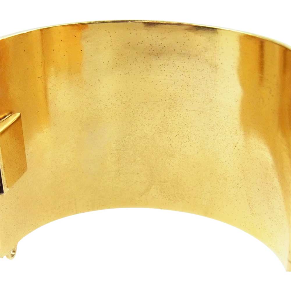 CELINE セリーヌ マンシェット バングル  ゴールド系【中古】