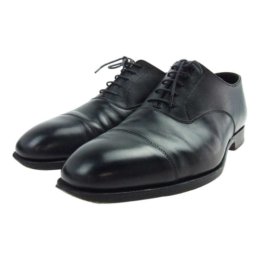 CROCKETT&JONES クロケットアンドジョーンズ 29447A-C01L3 AUDLEY オードリー キャップトゥ カーフレザー ビジネス シューズ ブラック系 8E【中古】