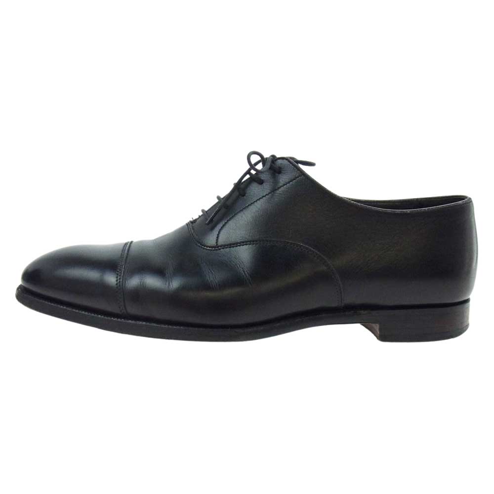 CROCKETT&JONES クロケットアンドジョーンズ 29447A-C01L3 AUDLEY オードリー キャップトゥ カーフレザー ビジネス シューズ ブラック系 8E【中古】