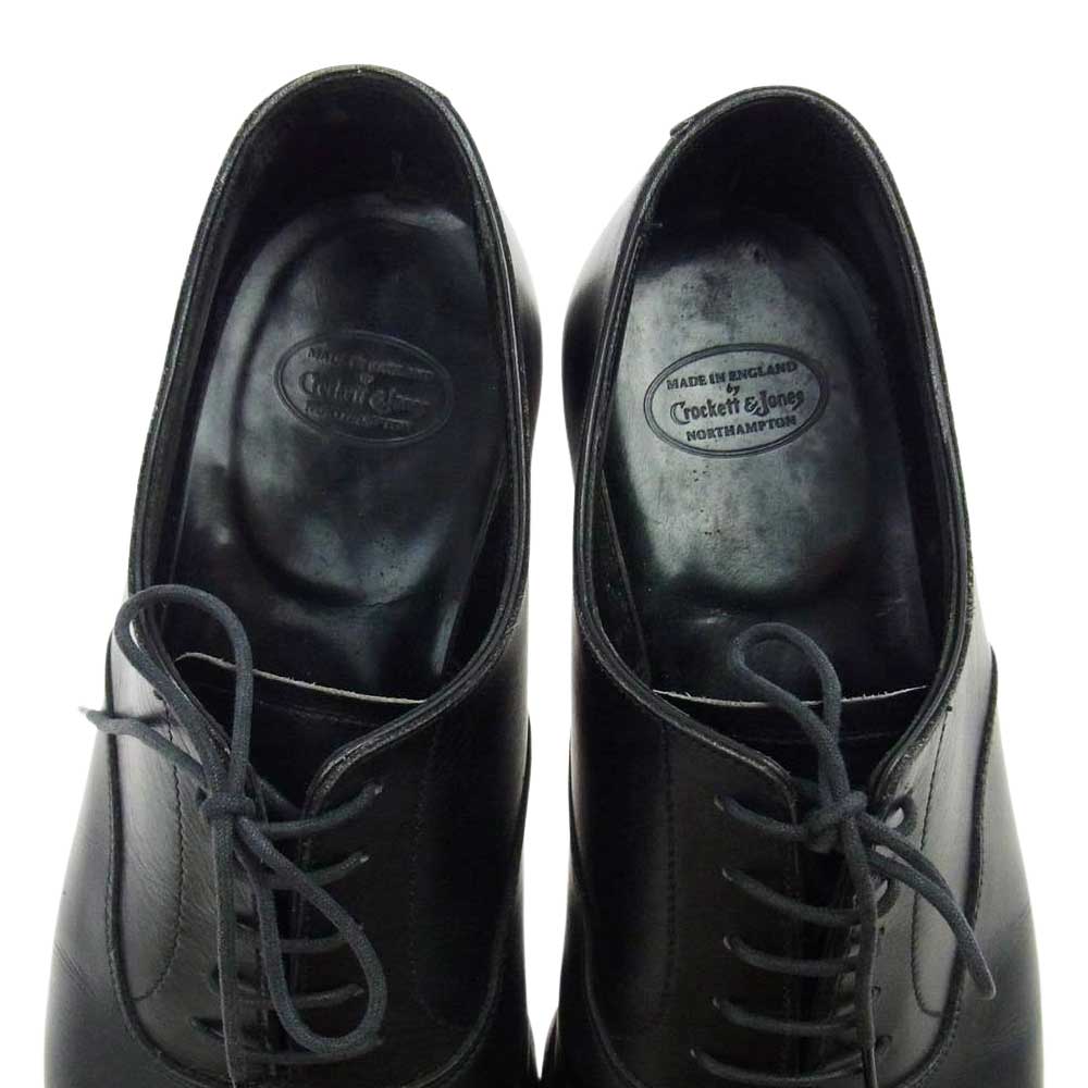 CROCKETT&JONES クロケットアンドジョーンズ 29447A-C01L3 AUDLEY オードリー キャップトゥ カーフレザー ビジネス シューズ ブラック系 8E【中古】