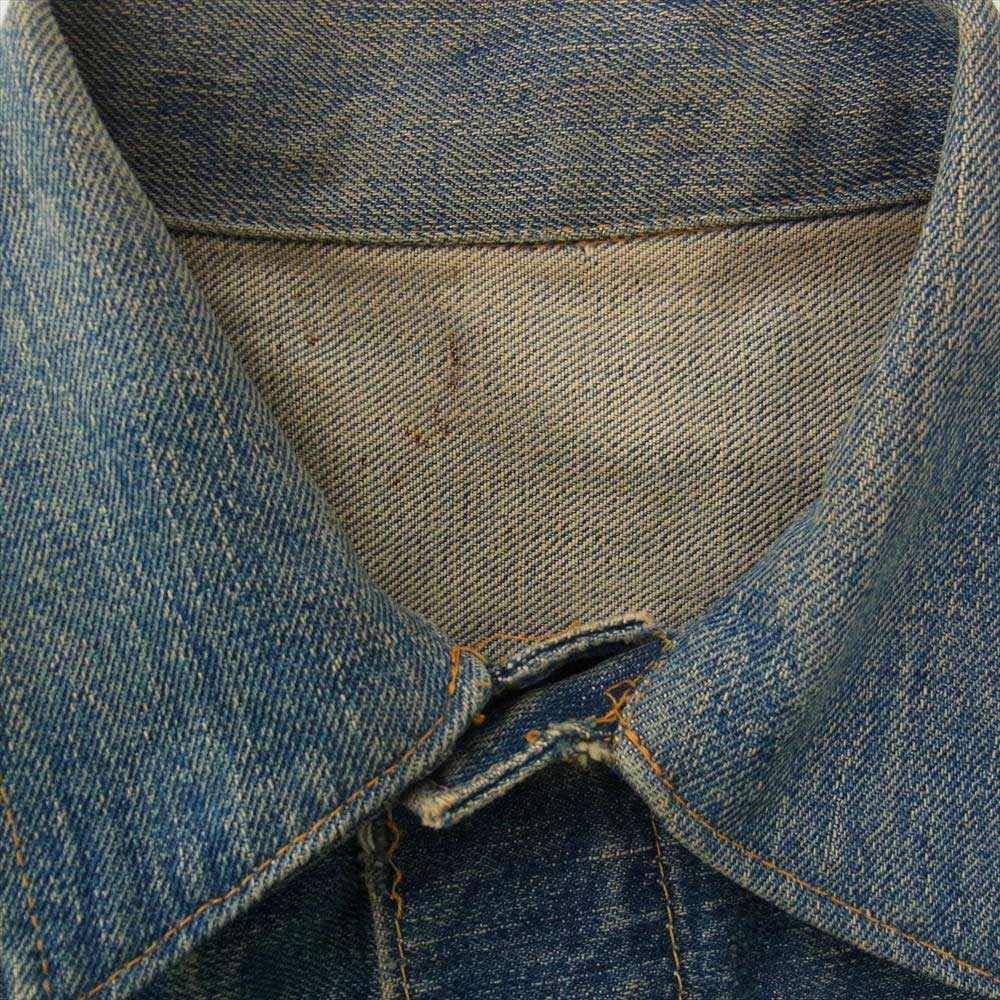 Levi's リーバイス ヴィンテージ オリジナル 507XX ビッグE 2nd ボタン裏刻印ツメ ツープロング 片面均等V デニム ジャケット インディゴブルー系【中古】