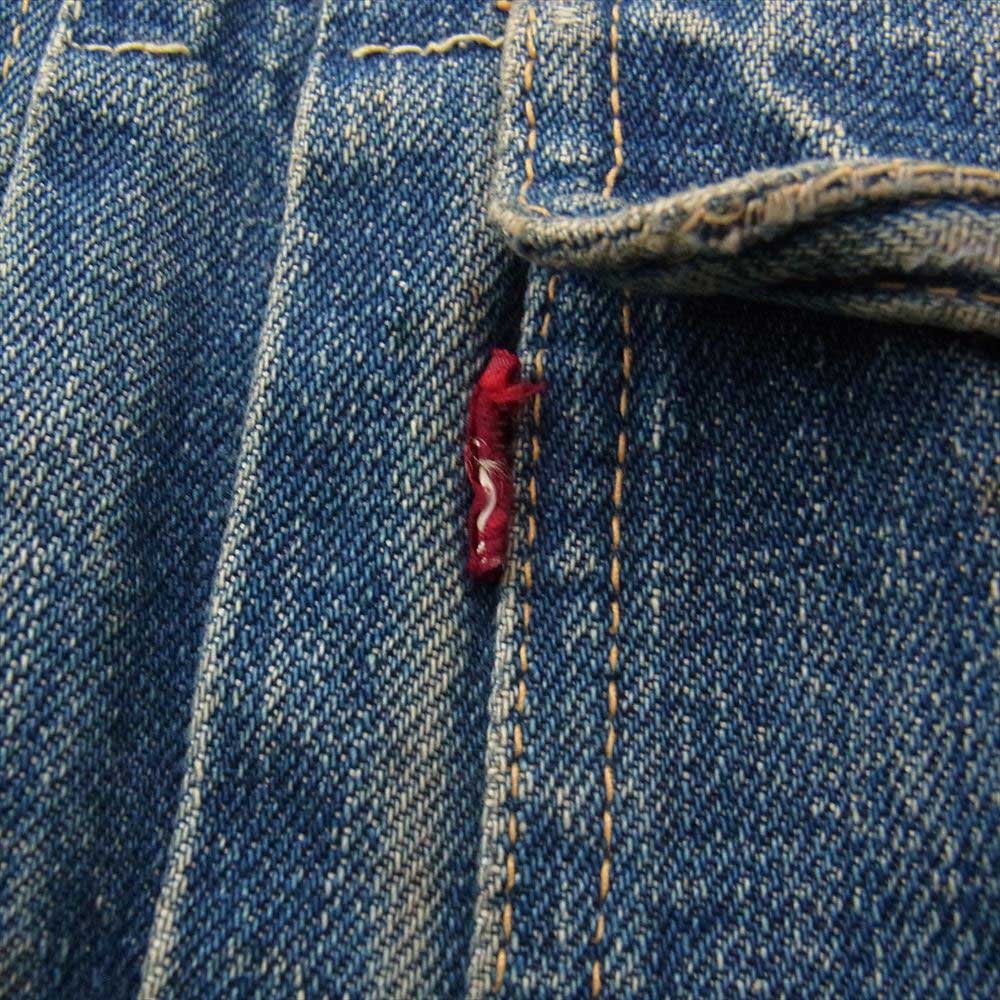 Levi's リーバイス ヴィンテージ オリジナル 507XX ビッグE 2nd ボタン裏刻印ツメ ツープロング 片面均等V デニム ジャケット インディゴブルー系【中古】