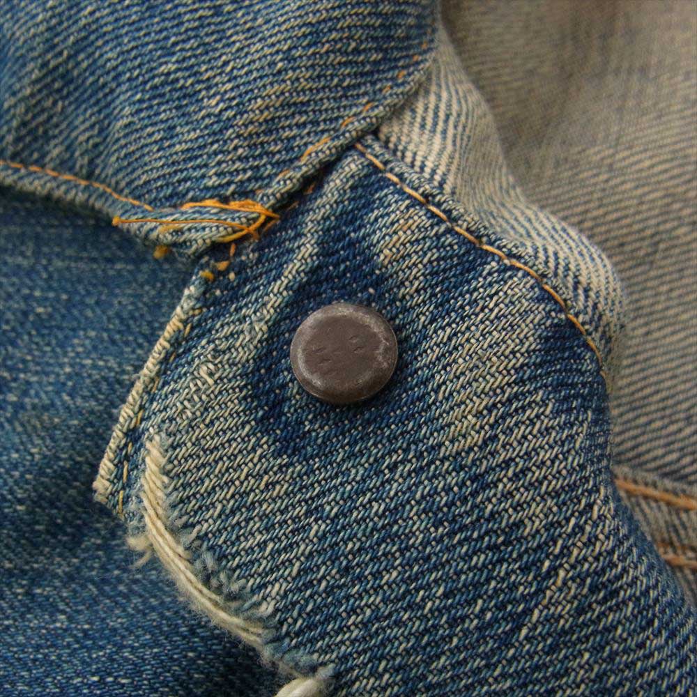 Levi's リーバイス ヴィンテージ オリジナル 507XX ビッグE 2nd ボタン裏刻印ツメ ツープロング 片面均等V デニム ジャケット インディゴブルー系【中古】